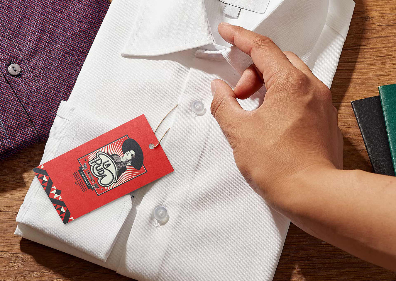 La Ruda, identidad visual. Label tag.